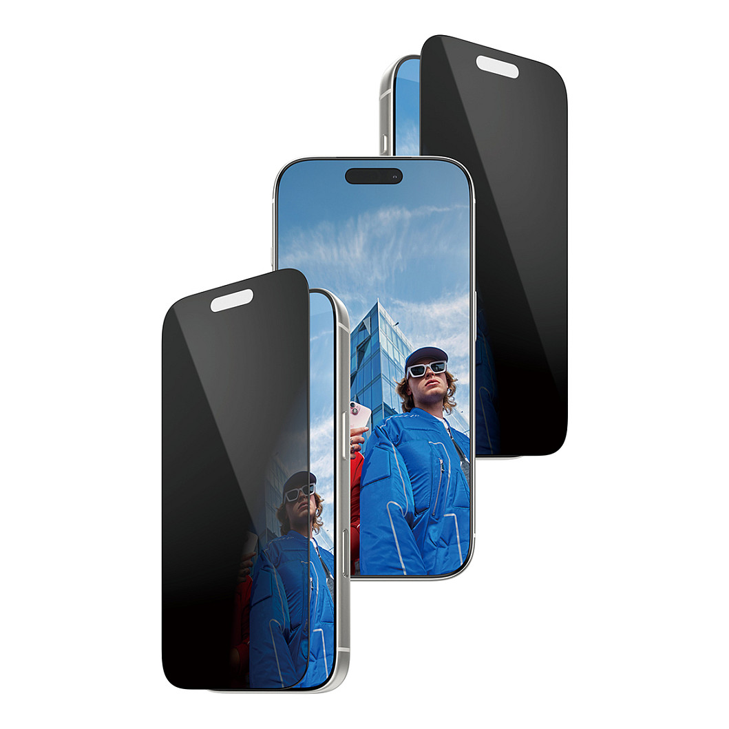 5715685030536 - ® Privacy Screen Protector iPhone 17 Pro | Ultra-Wide Fit w FASTFIT IN-A-BOX