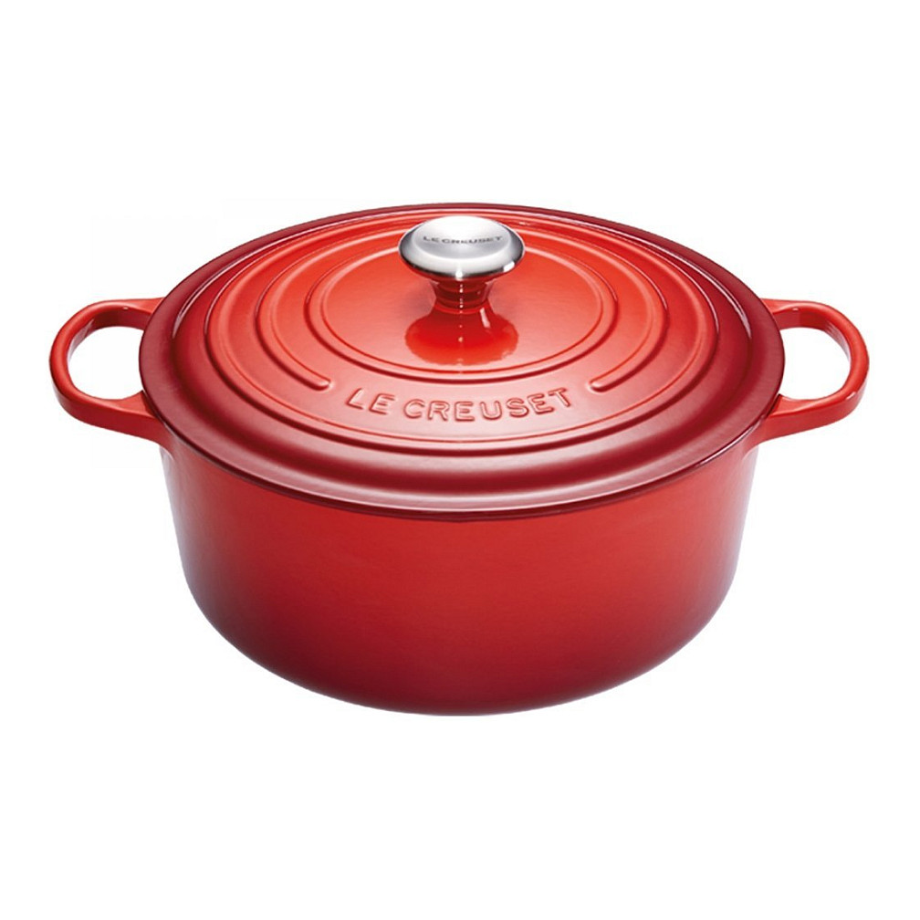 Le Creuset Signature Roaster round 30cm cherry red (21177300602430) Haushaltskleingeräte