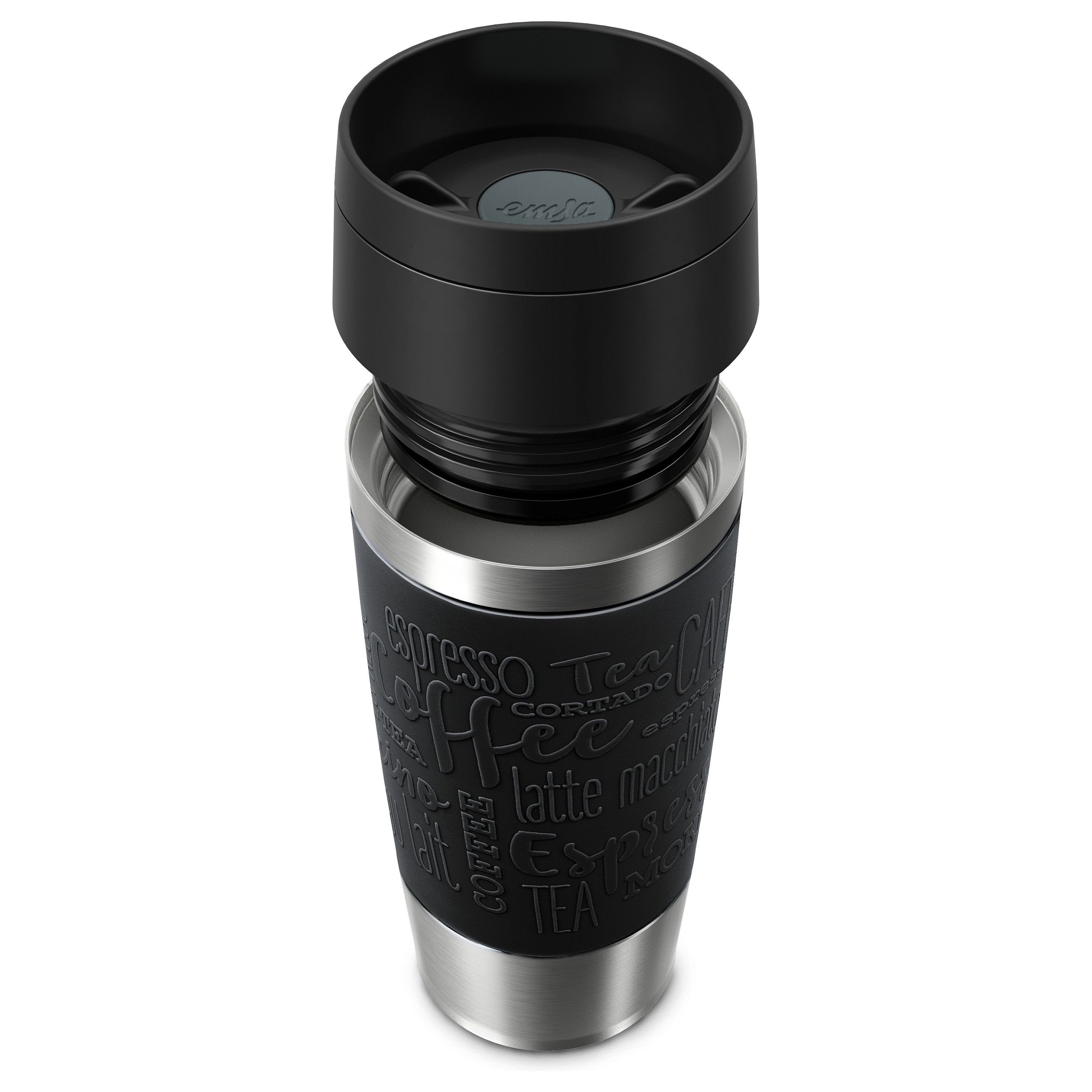 Emsa Insulted Travel Mug Classic Comfort 0,36l black Schwarz (3110601161)
