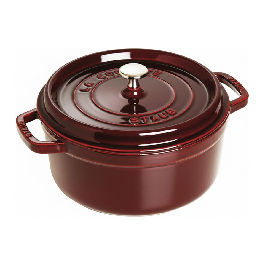 Staub La Marmite 24cm rund, Grenadine, Gusseisen Haushaltskleingeräte