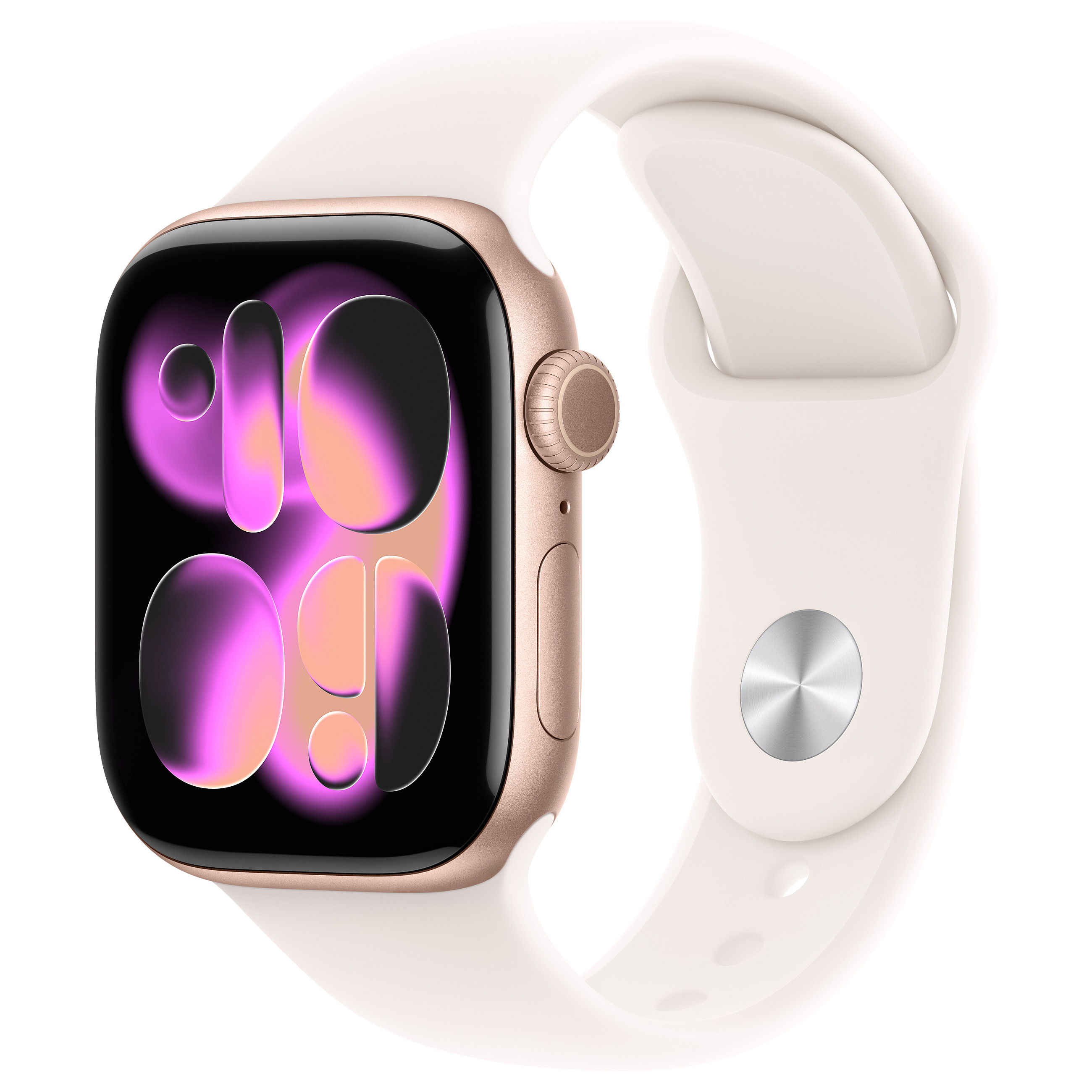 Apple Watch S11 Aluminium 42mm Rosegold (Sportarmband blassrosa) M/L