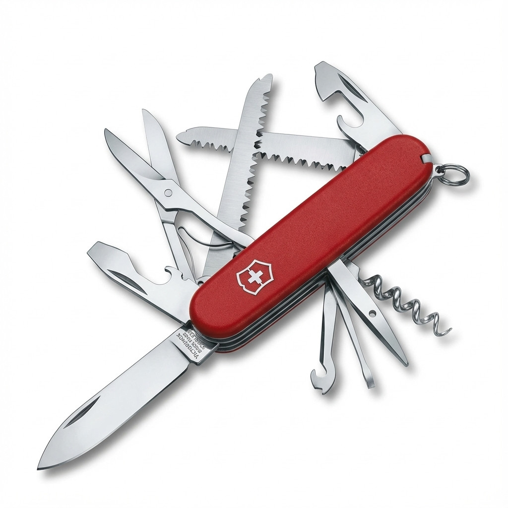 V-0.85 13 Taschenmesser Outrider, rot Hobby & Freizeit