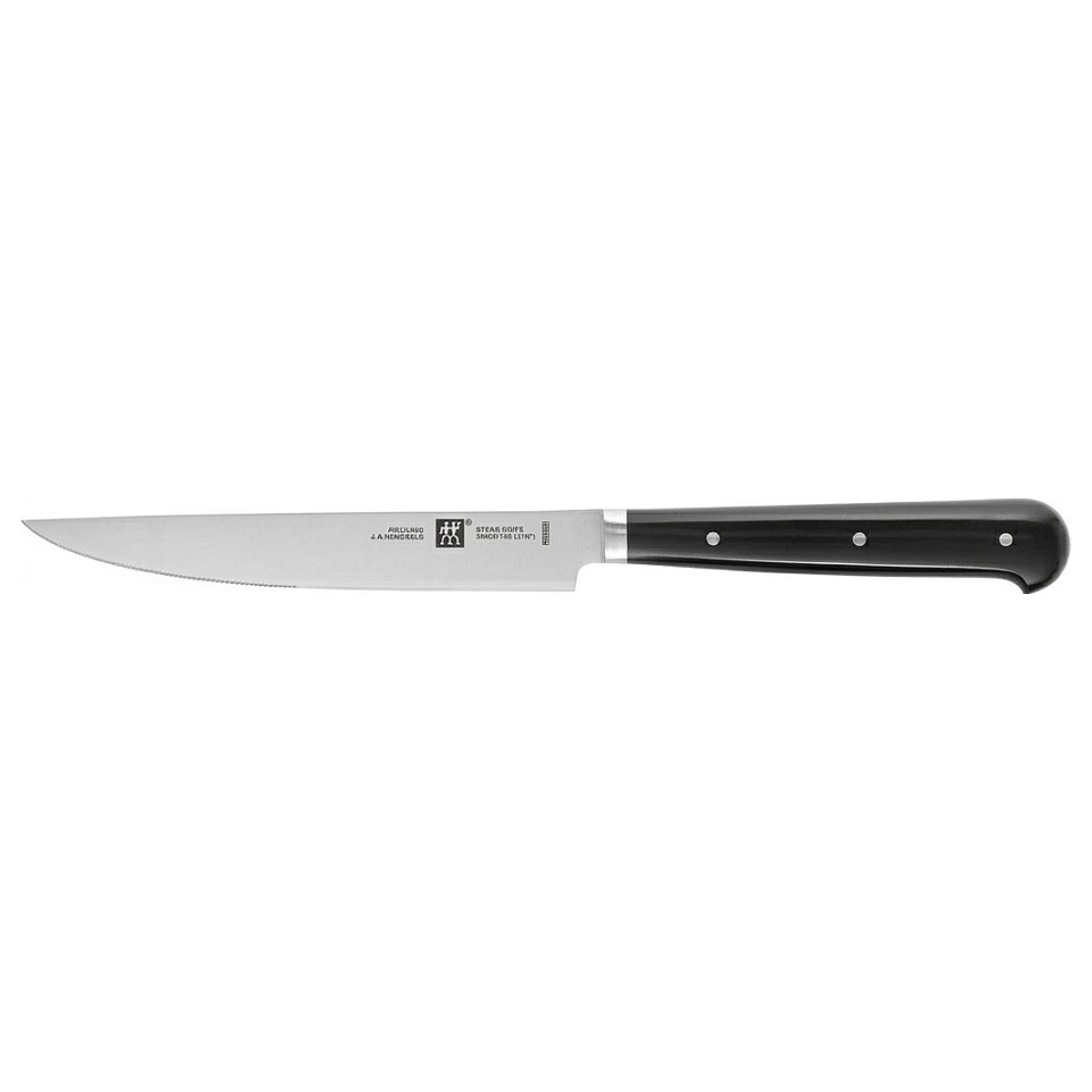 Zwilling 39029002-0 Steakset mit Welle, 4 TLG, Edelstahl, Schwarz/Silber Haushaltskleingeräte