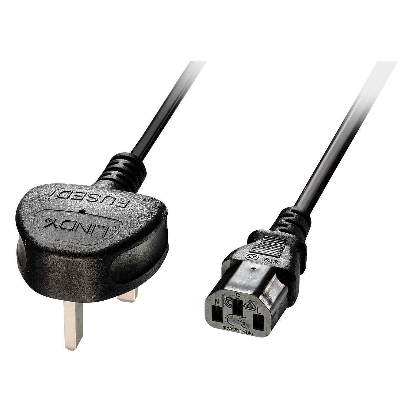 LINDY IEC-Netzkabel UK C13 5m