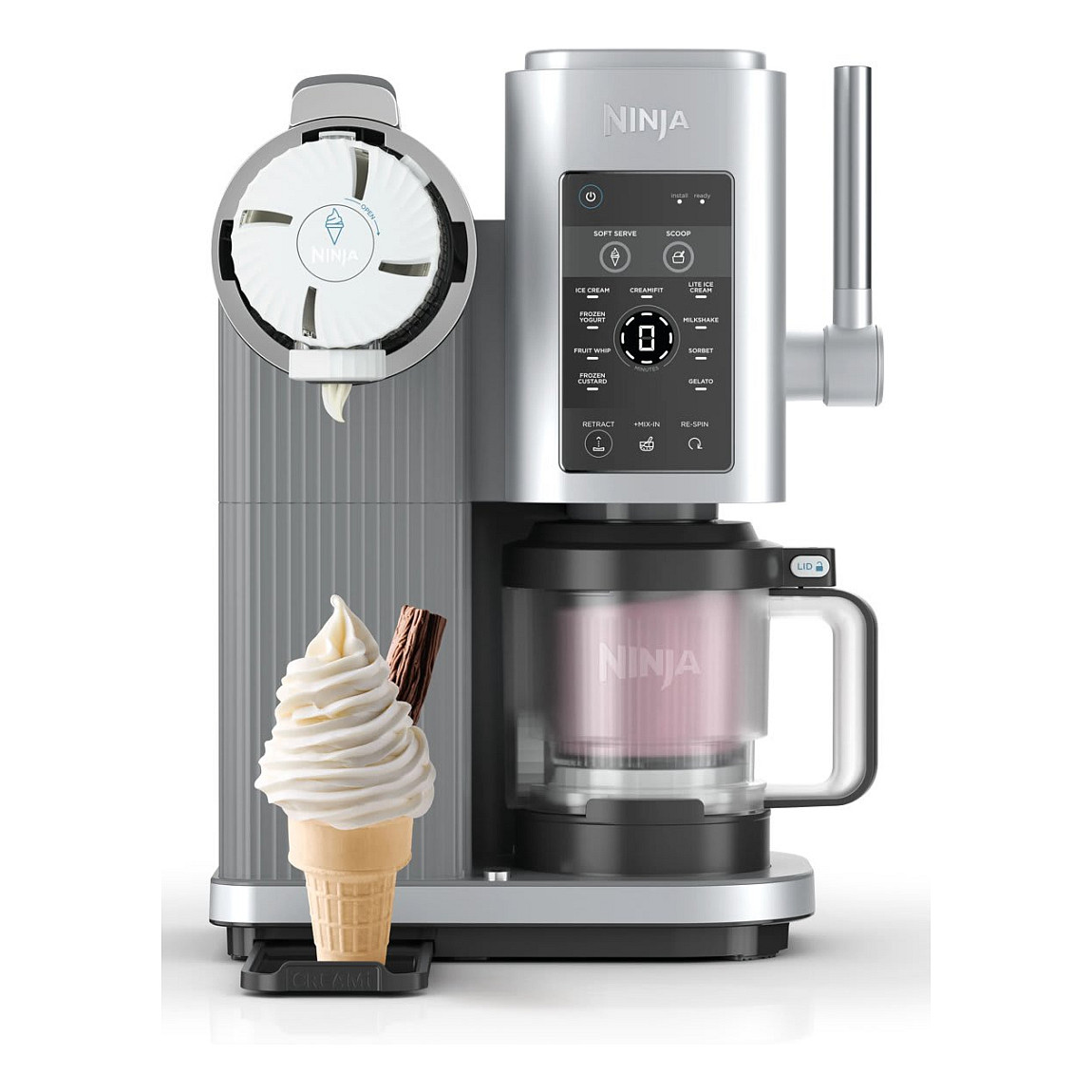 Ninja NC701EU Swirl by CREAMi 13-in-1 Softeis & Eismaschine