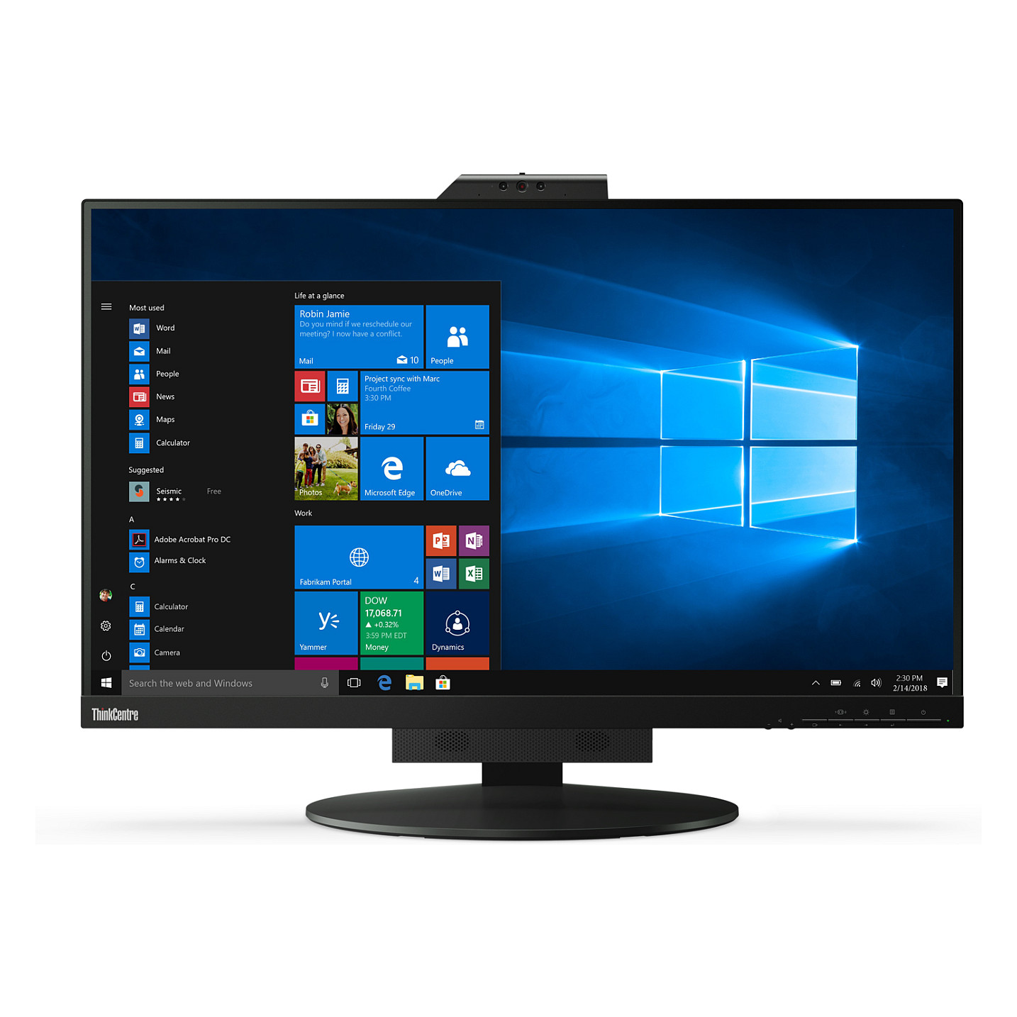 TFT Lenovo Dock ThinkCentre TIO FLEX 27I 11JH 27" FHD 1920x1080 Schwarz mit Standfuß