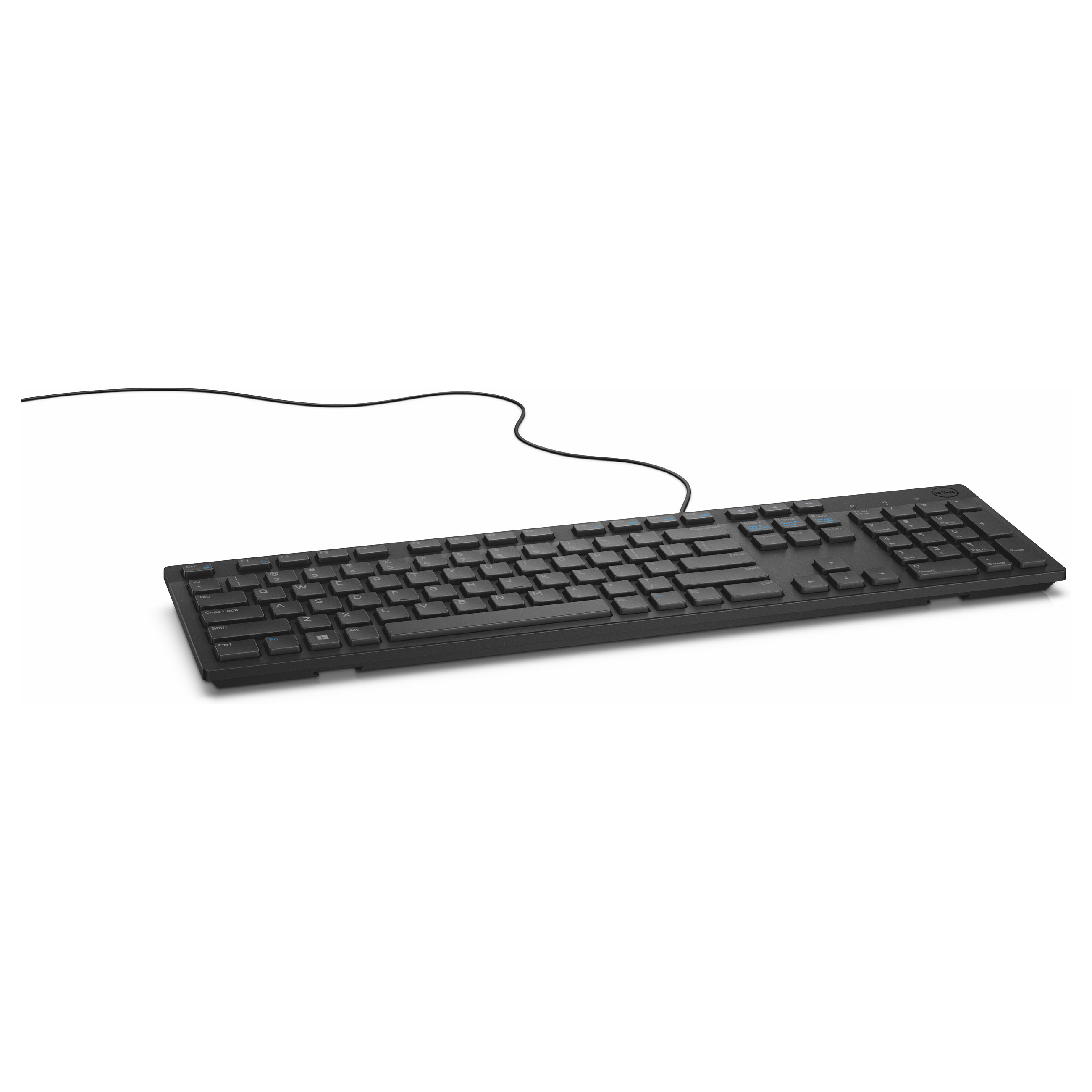 Dell Multimedia Keyboard-KB216 - UK QWERTY - Black RTL BOX