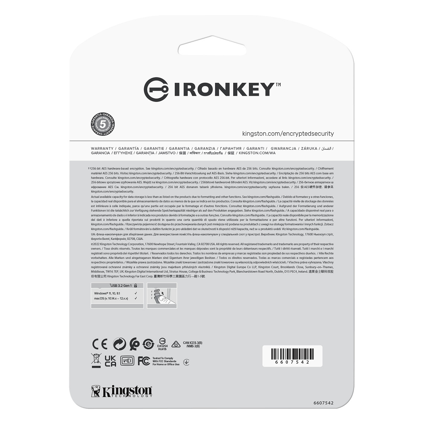 Kingston Technology IronKey Vault Privacy 50 USB flash drive