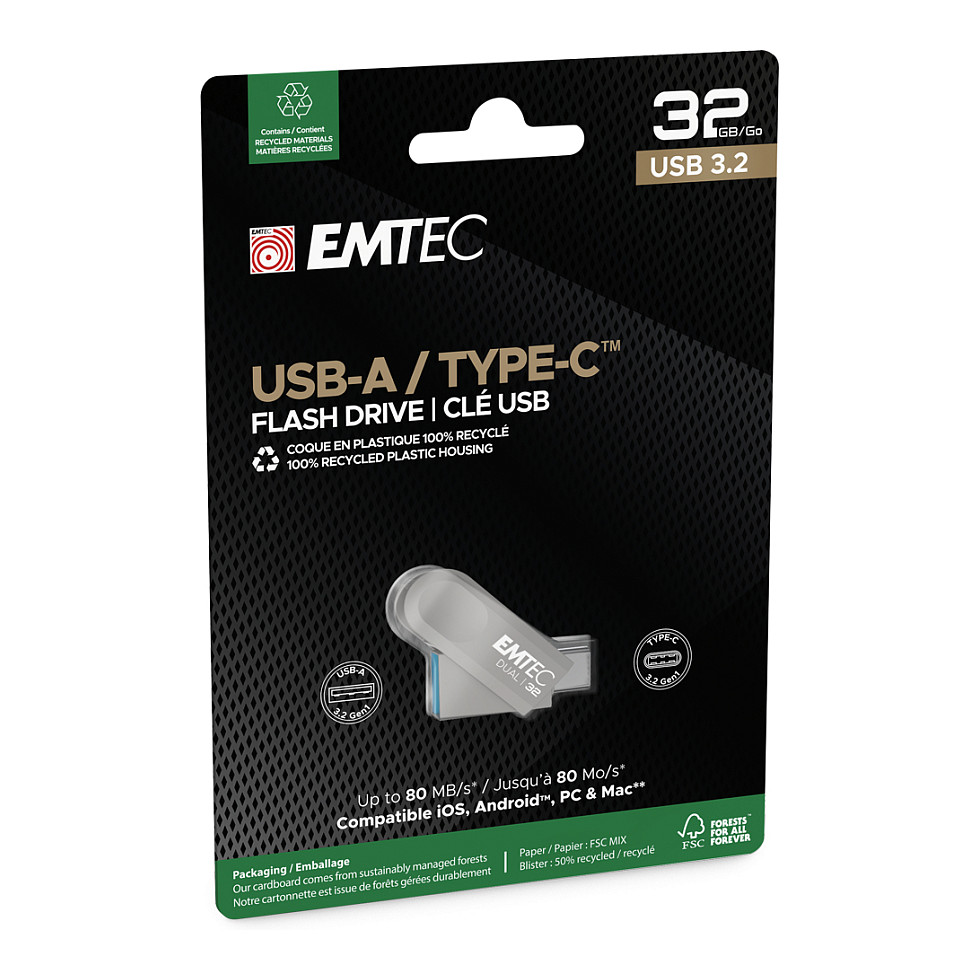 Emtec D280 Dual USB flash drive