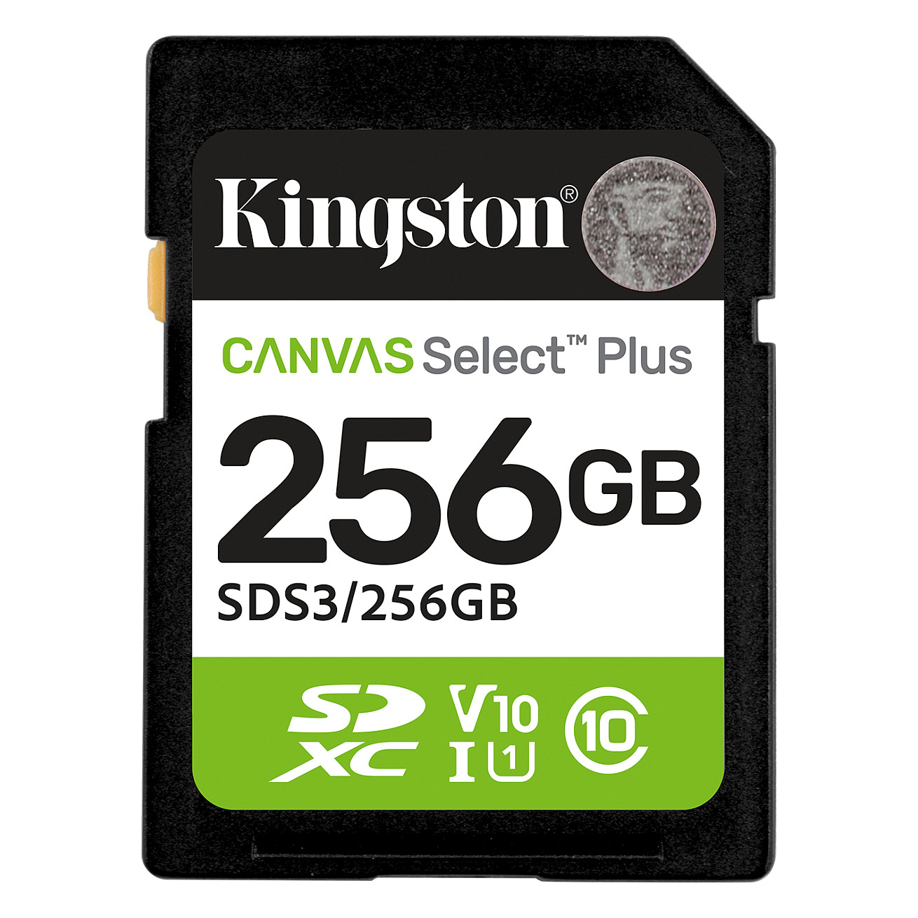 CARD Kingston 256GB sdxc Canvas Select Plus Gen3 150MB/s C10 UHS-I U1 V10