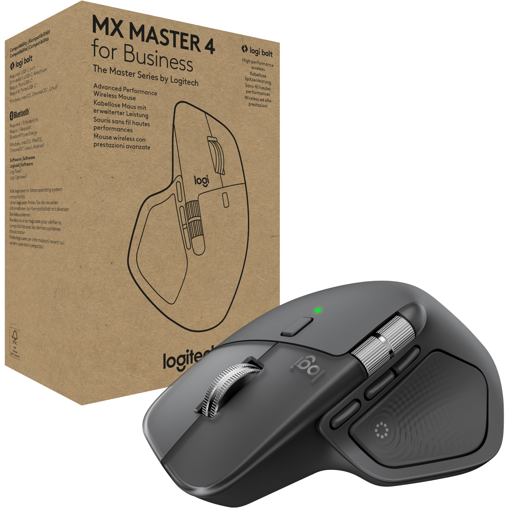 Logitech MX Master 4 for Business mouse