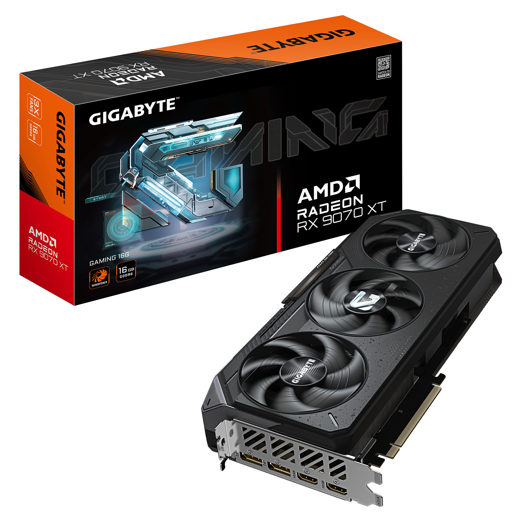 4719331356149 - GIGABYTE Radeon RX 9070 XT GAMING - 16GB GDDR6 RAM - Grafikkarte