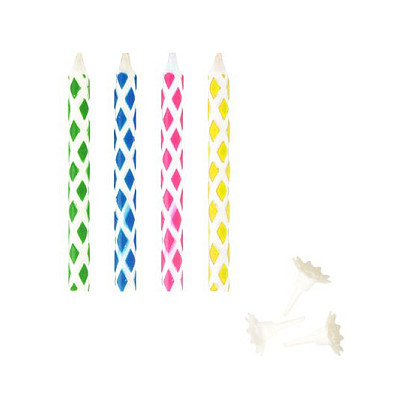 CANDLE PAPSTAR Magisch Geburtstagskerzen 6 cm mehrfarbig