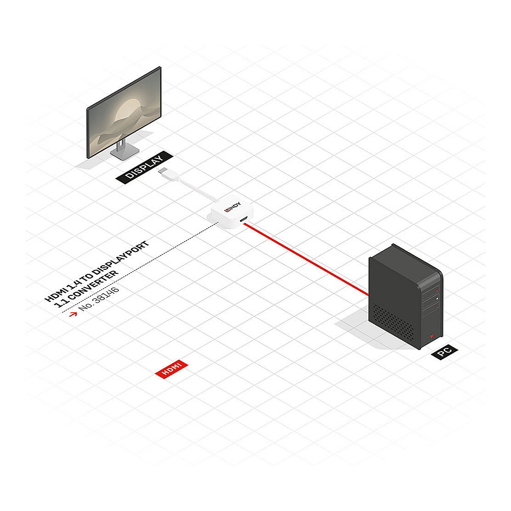 Lindy 38146 video cable adapter