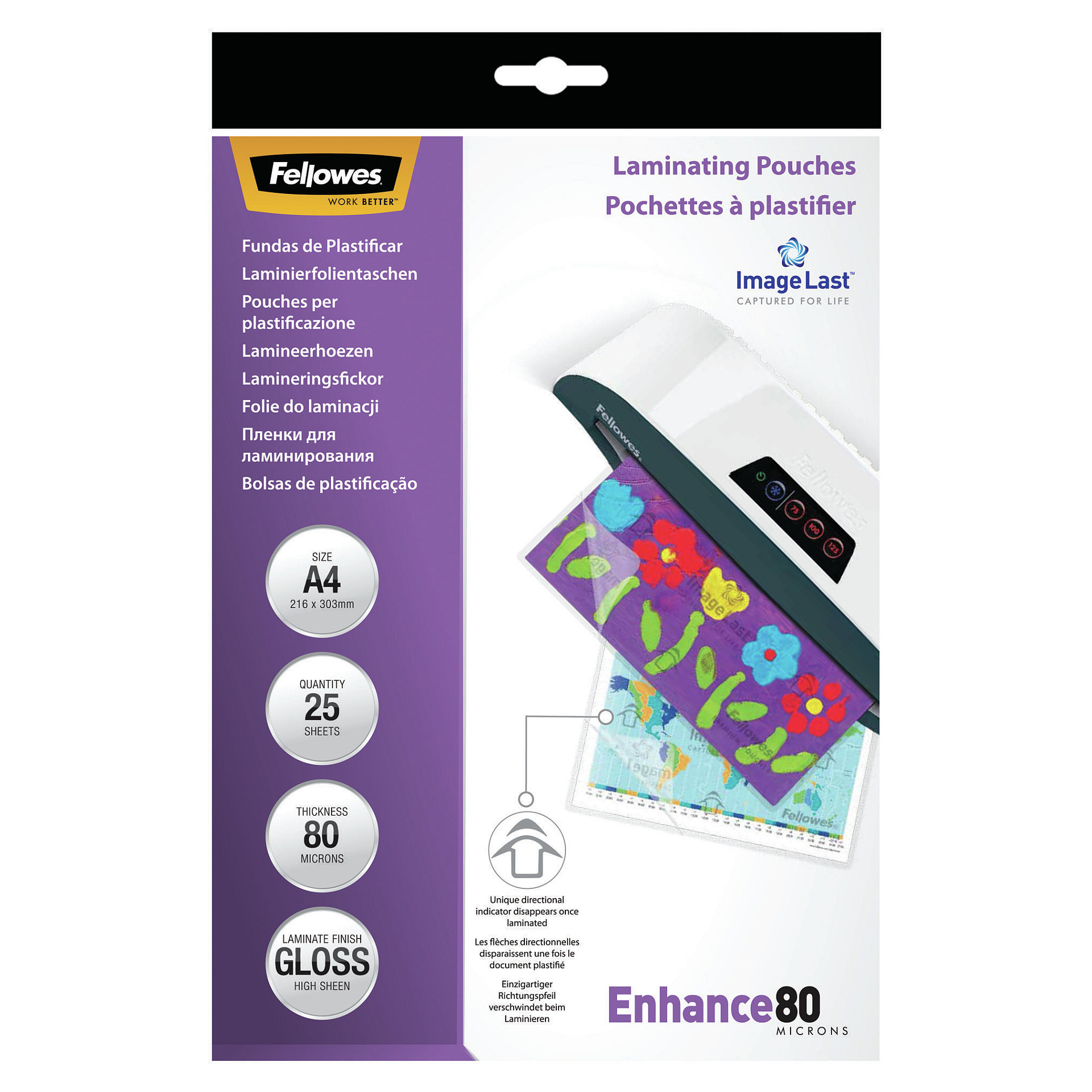Fellowes 5396205 laminator pouch