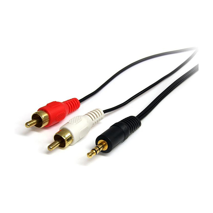 StarTech.com 0.92m. 3.5mm/2xRCA. M/M audio cable