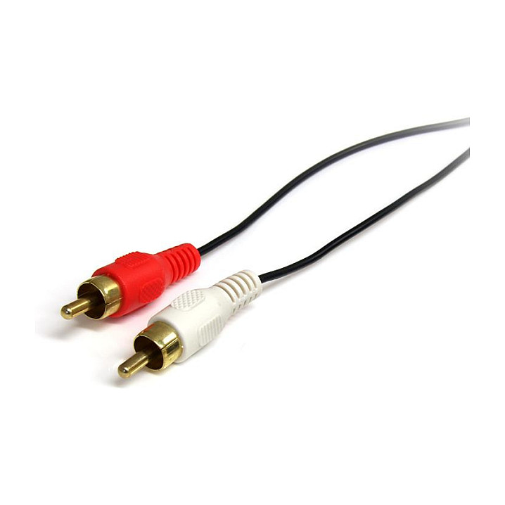 StarTech.com 0.92m. 3.5mm/2xRCA. M/M audio cable