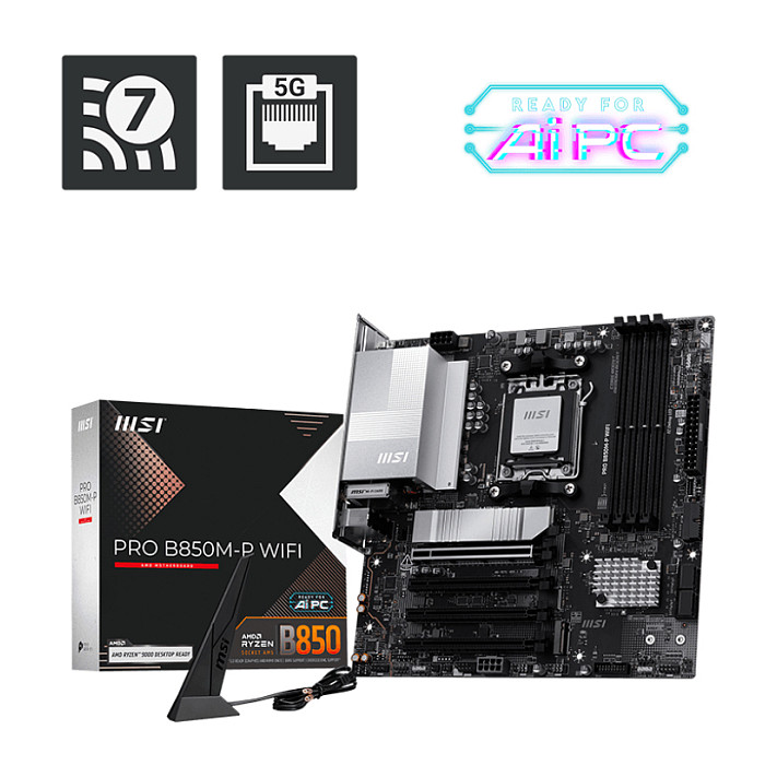 MSI PRO B850M-P WIFI motherboard