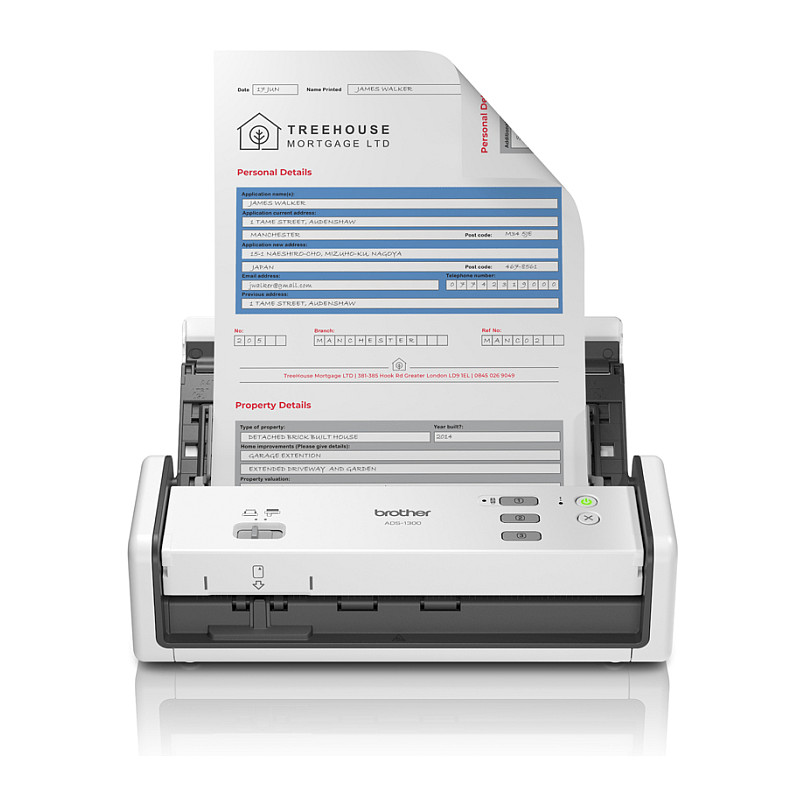 Brother ADS-1300 Duplex-Dokumentenscanner