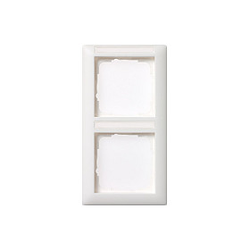 GIRA 110203 Rahmen 2f BSF reinweiß Standard 55 senkrecht