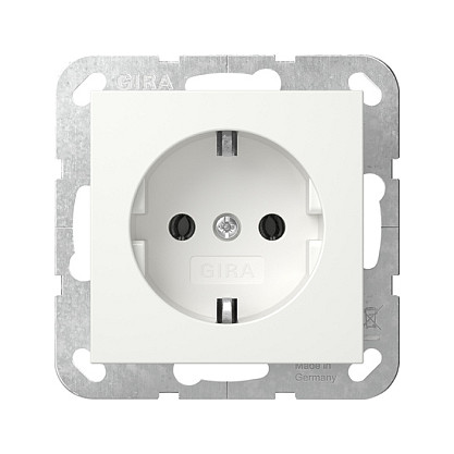 GIRA 418827 SCHUKO System 55 Reinweiß m