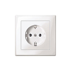 MERTEN MEG2301-1425 SCHUKO-Steckdose mit voller Abdeckplatte. a Elektroinstallation