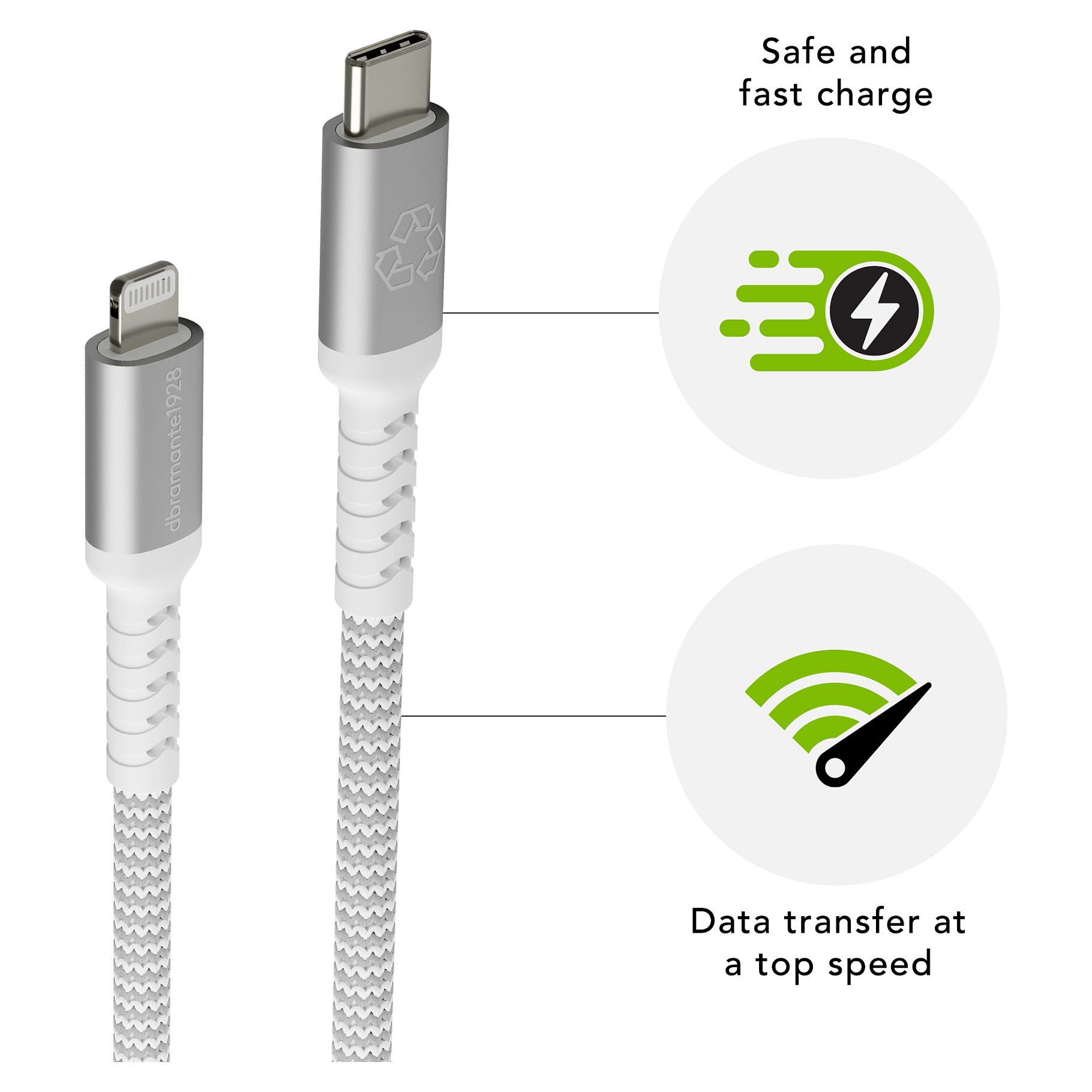 dbramante1928 CB12CLGR7117 lightning cable