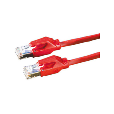 Draka Comteq S/FTP Patch cable Cat6. Red. 5m networking cable