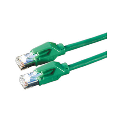 Draka Comteq S/FTP Patch cable Cat6. Green. 3m networking cable