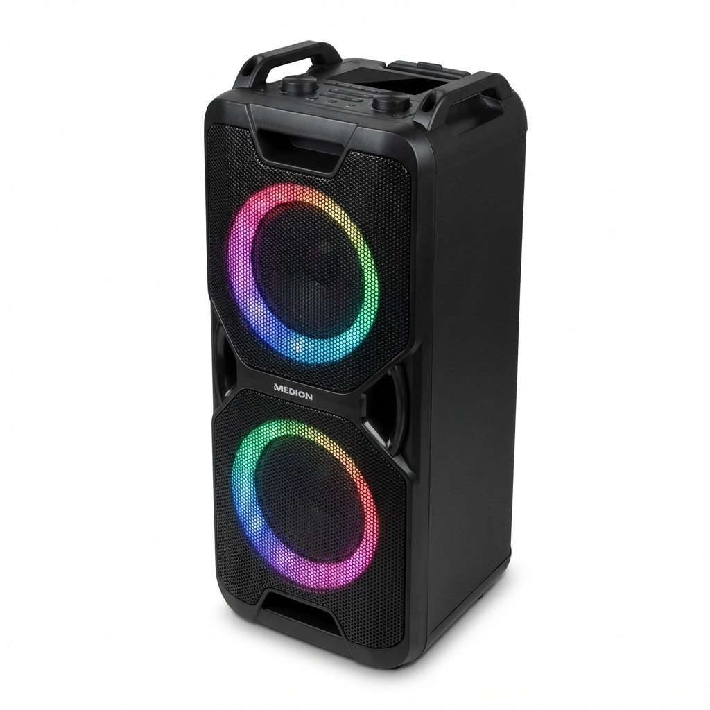 Medion PE-1 Pure Partylautsprecher schwarz Soundsysteme