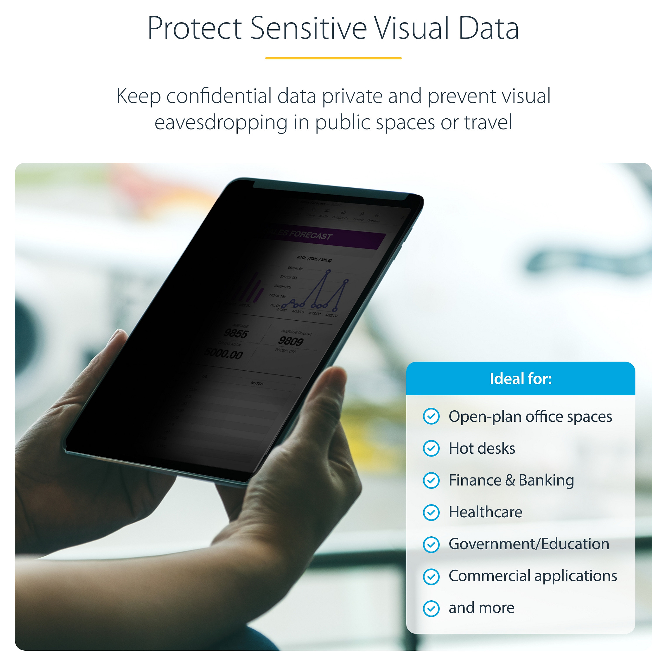 StarTech.com 129IP-PRIVACY-SCREEN display privacy filter