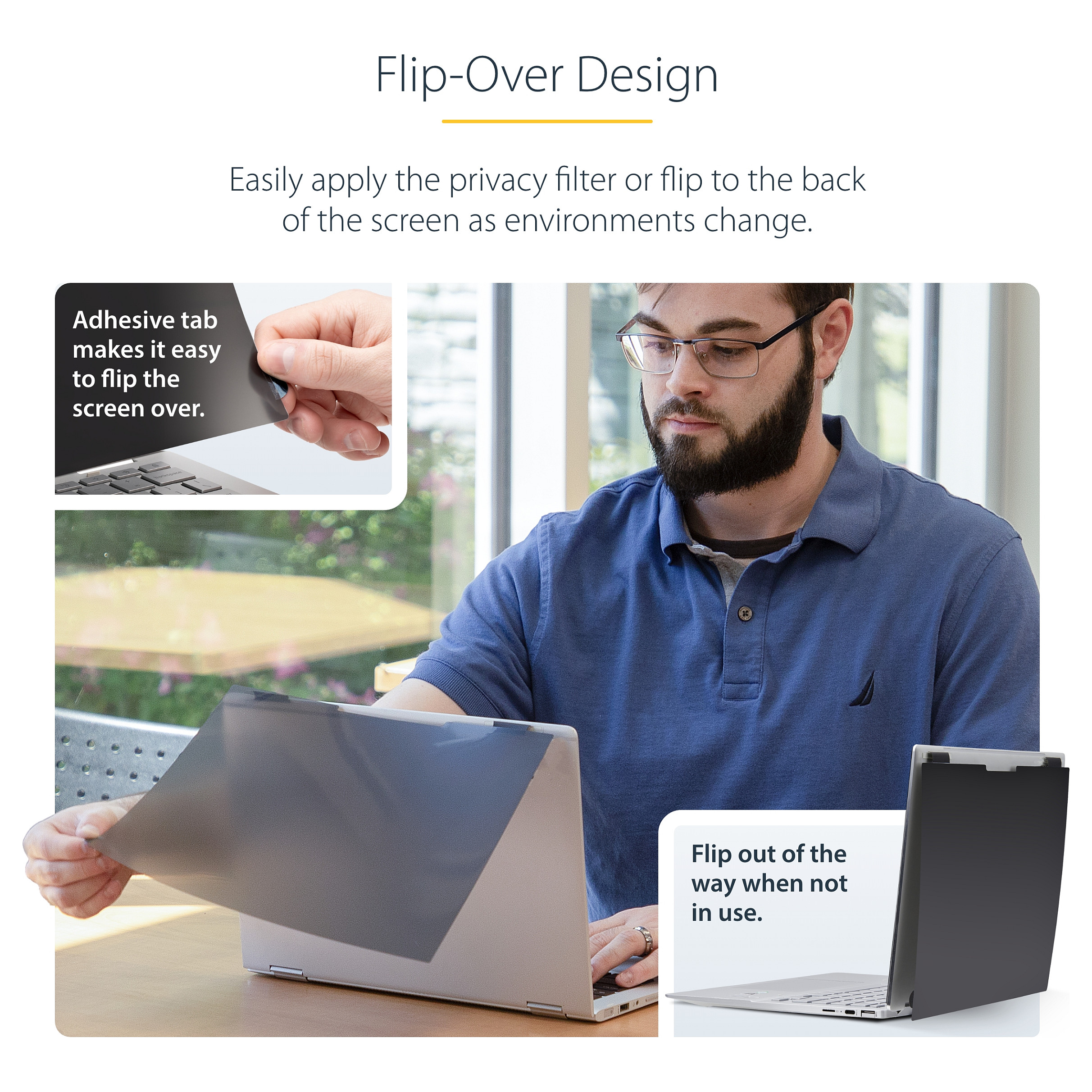 StarTech.com 135CT-PRIVACY-SCREEN display privacy filter