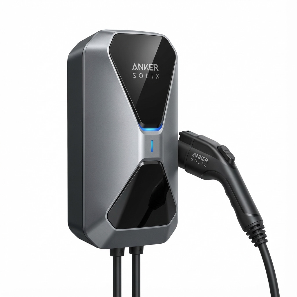 Anker SOLIX V1 Cable Version EV-Ladestation smart 22 kW 32 A (Type 2) Elektromobilität