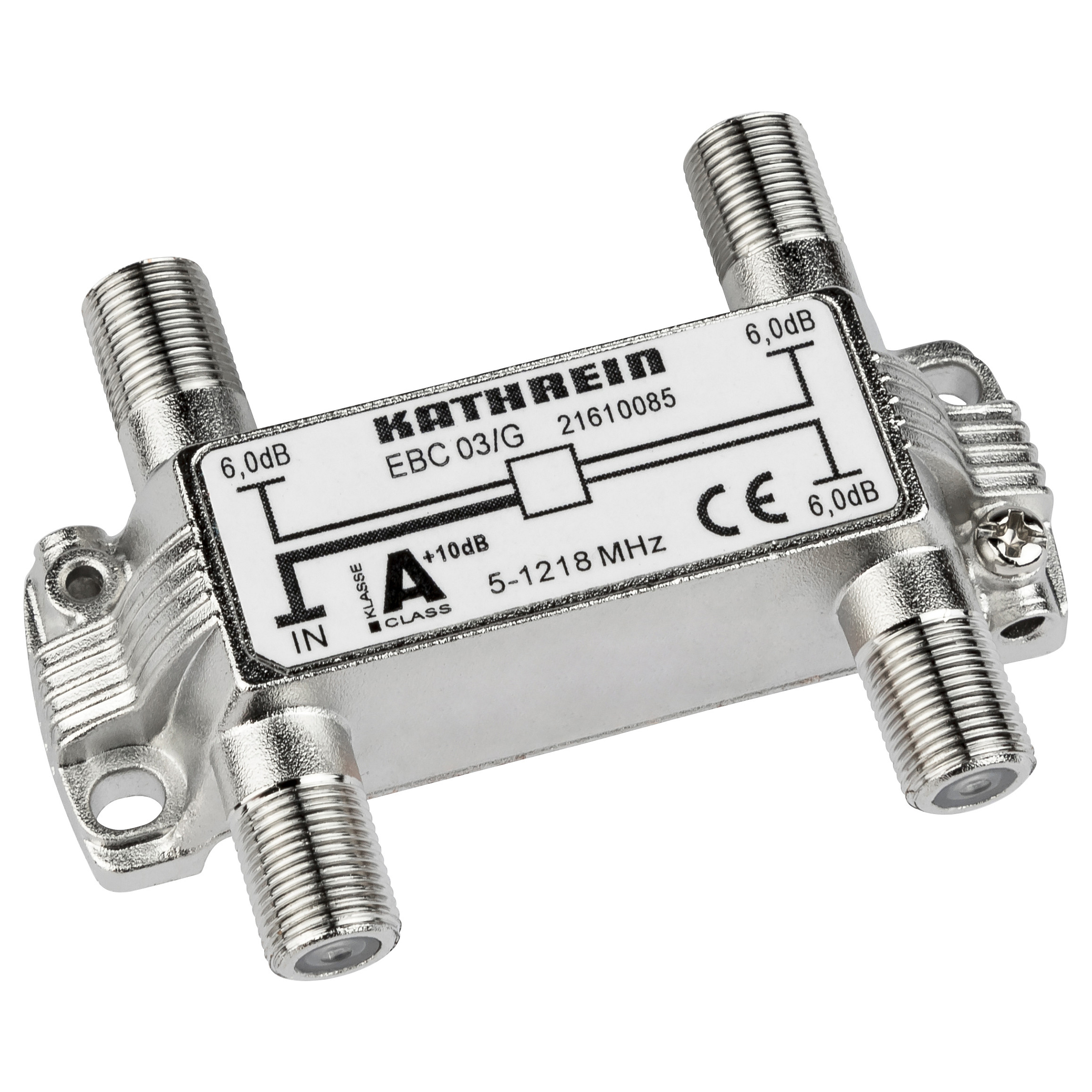 KATH Verteiler 3-fach EBC 03/G 6dB 5-1218MHz 21610085