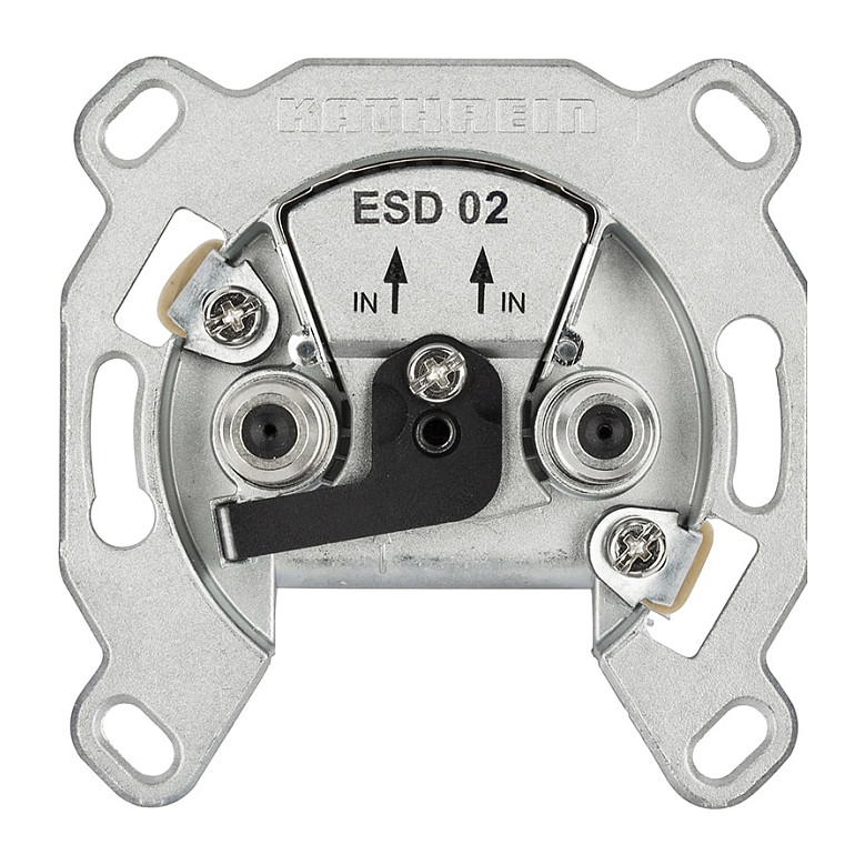 Kathrein ESD 02 Antennendose 2-fach mit DC-Durchlaß