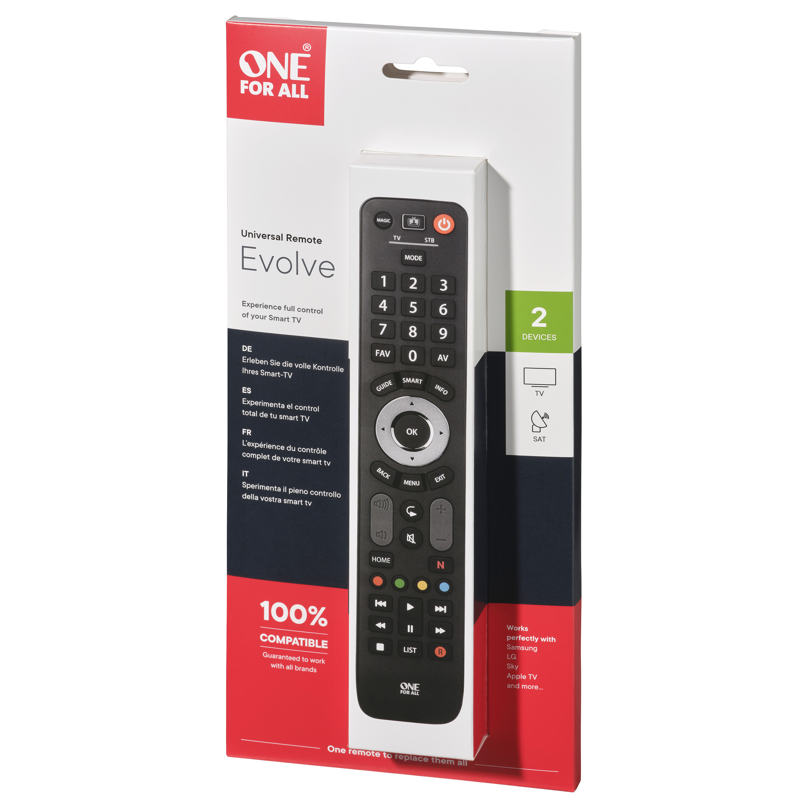One For All Advanced Evolve 2 remote control