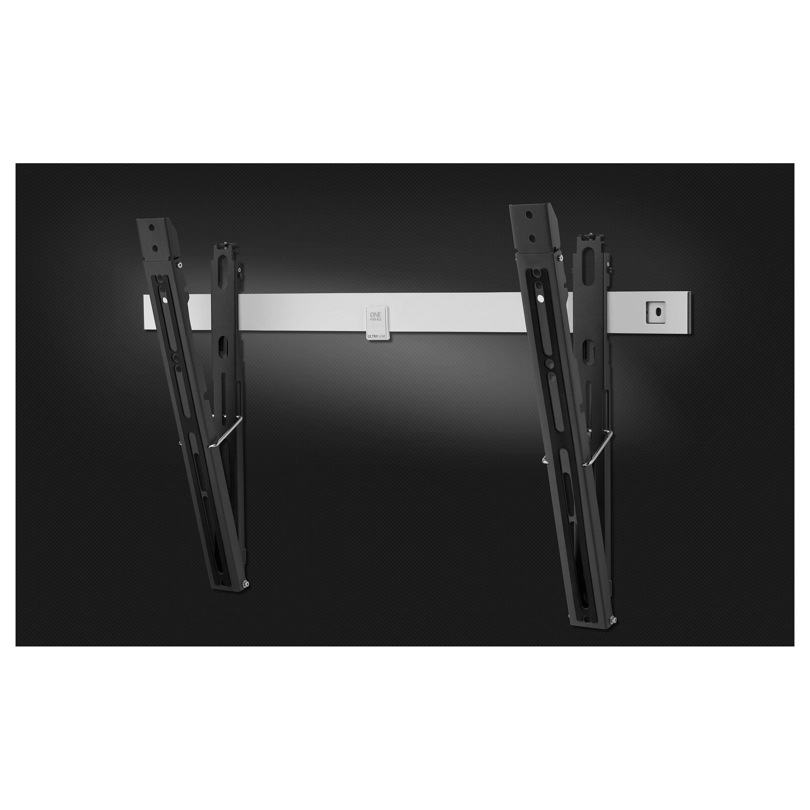 One for all Ultra Slim TV-Wandhalterung TILT WM 6621 (schwarz, 81 - 213 cm / 32 - 84