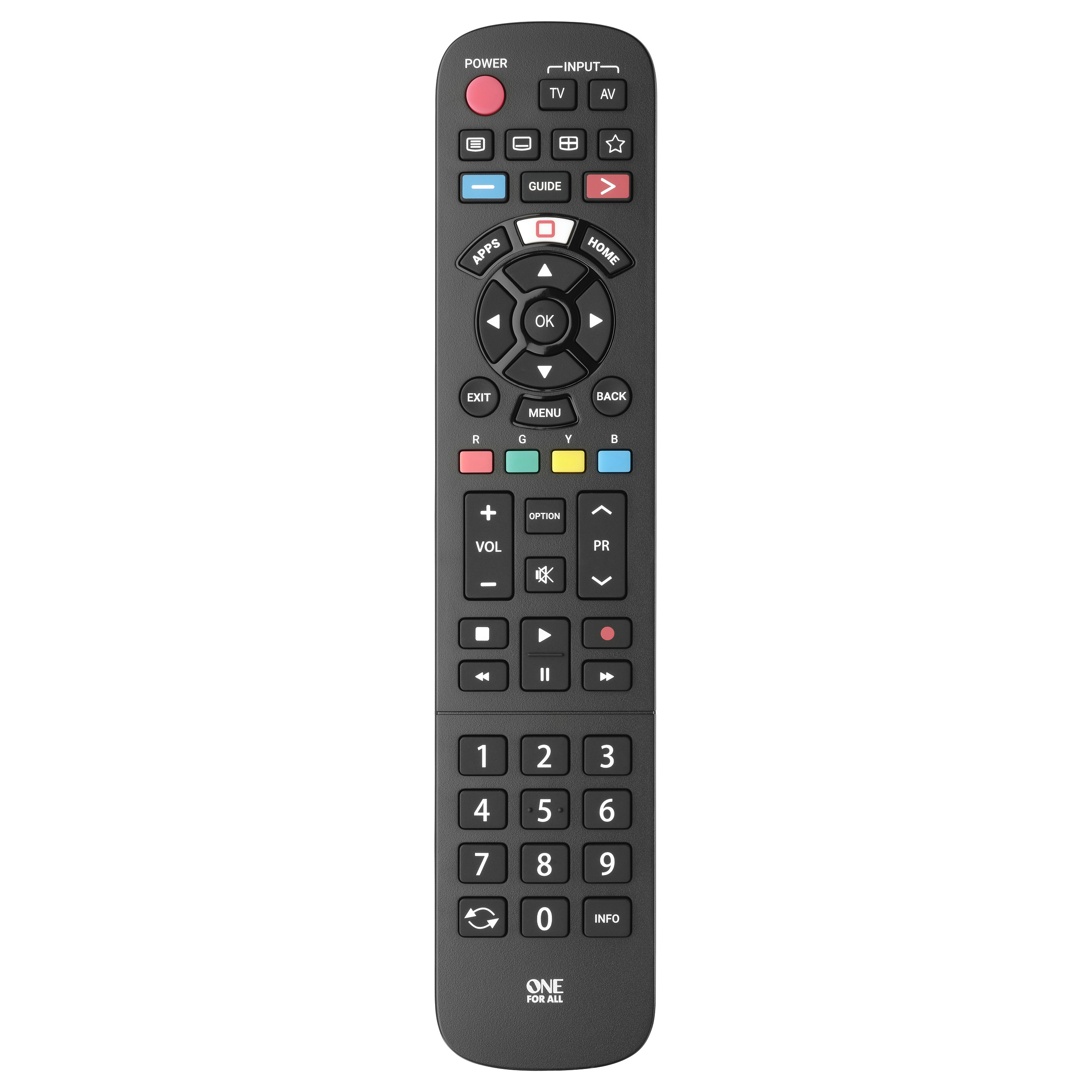 One For All TV Replacement Remotes URC4914 remote control