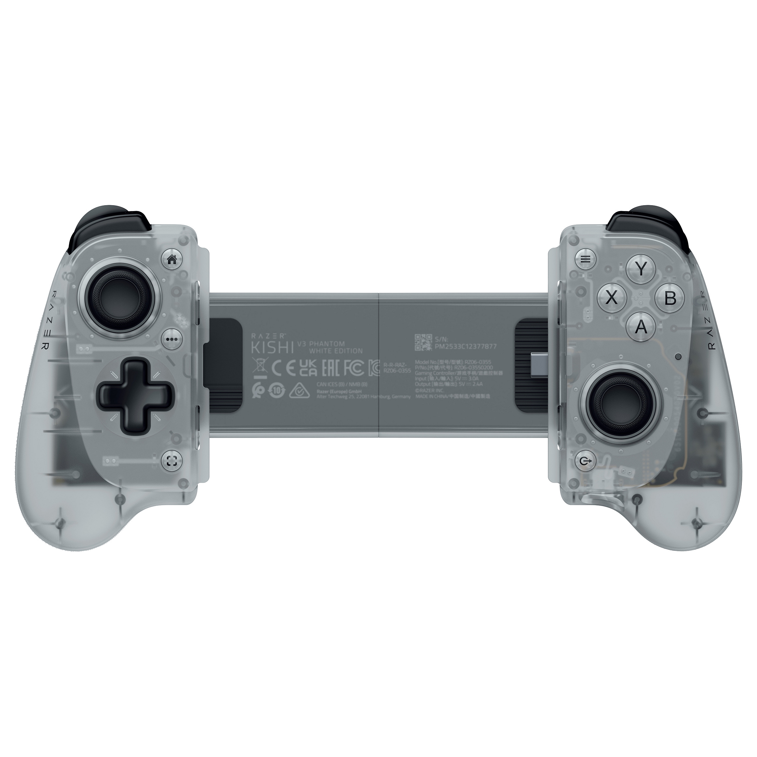 RAZER Kishi V3 Phantom Edition USB-C Gaming Controller white Joysticks/-pads/-wheels