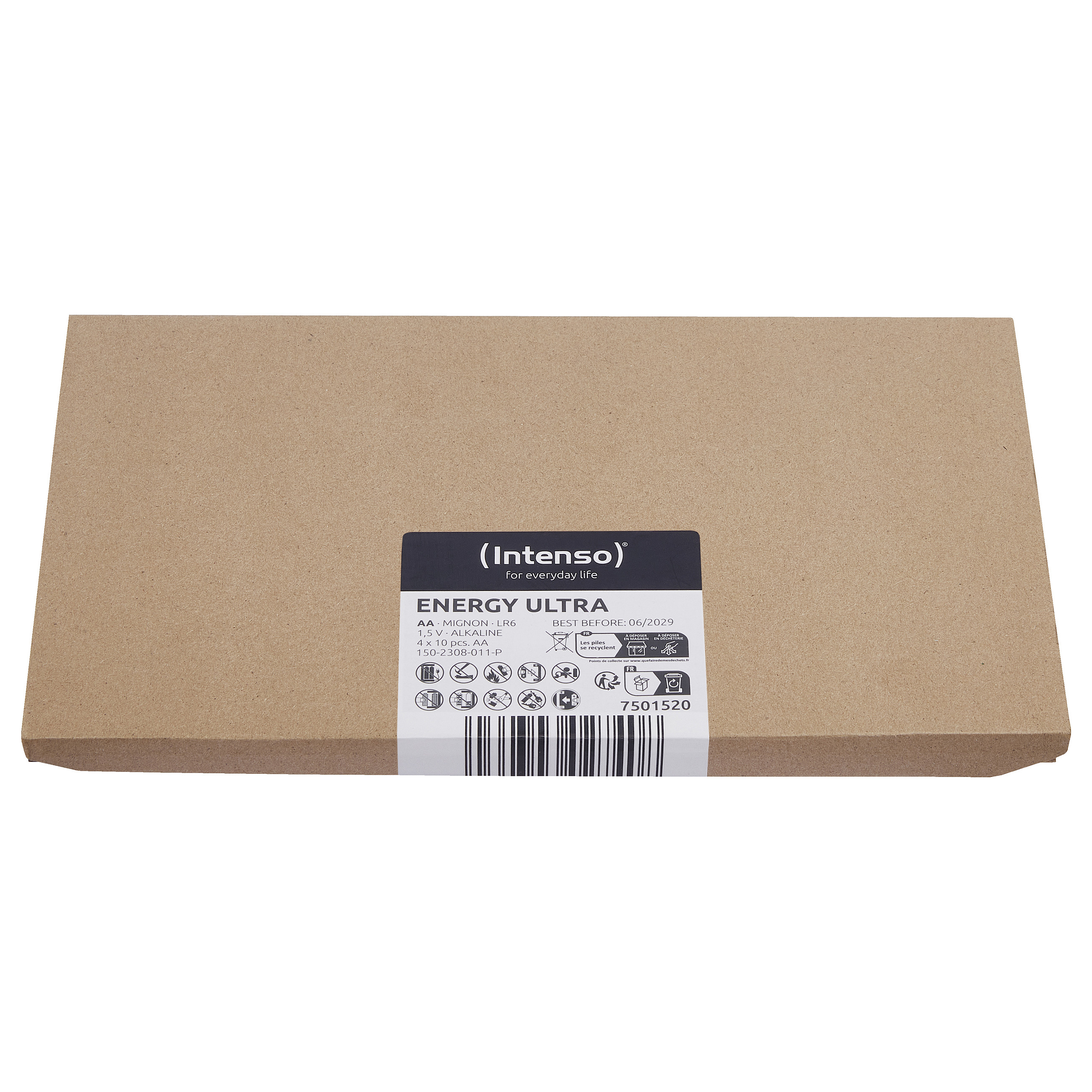 Intenso 7501520 - Energy Ultra Alkaline Batterie AA Mignon 40er-Pack - Batterie