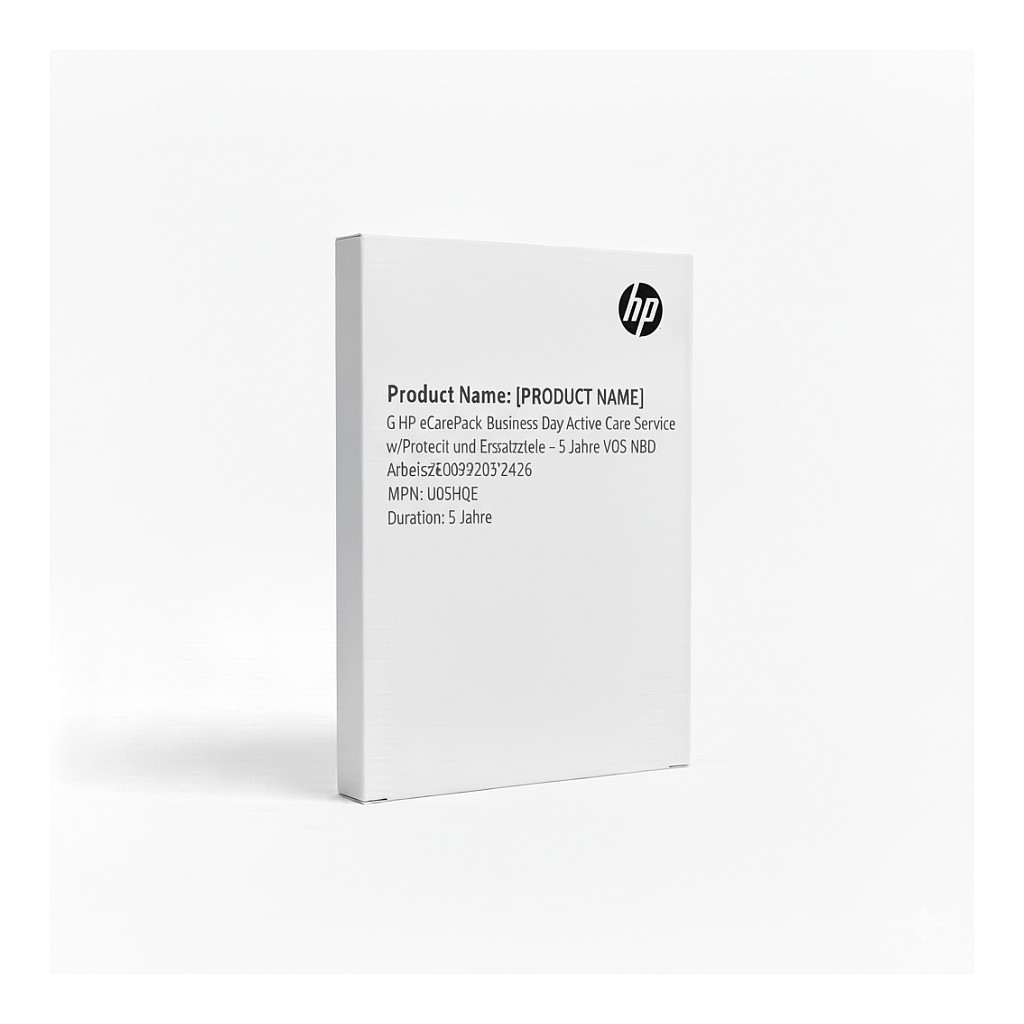 G HP eCarePack Next Business Day Active Care Service w/Protect and Trace Arbeitszeit und Ersatzteile - 5 Jahre VOS NBD Zubehör Notebooks