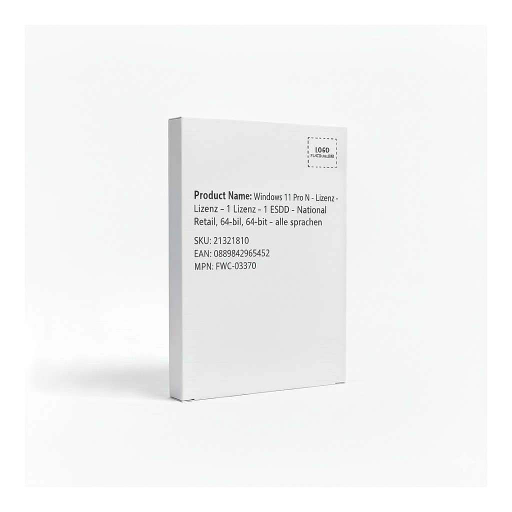 Windows 11 Pro N - Lizenz - 1 Lizenz - ESD - National Retail, 64-bit - alle Sprachen