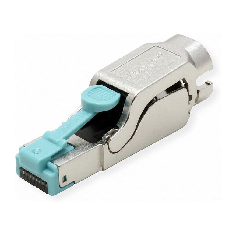 fixLink Connector RJ45, Cat.6A (ISO/IEC) Silber