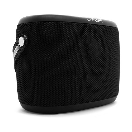 Pure Woodland wasserdichter Outdoor-Lautsprecher mit FM/DAB+ Radio, schwarz
