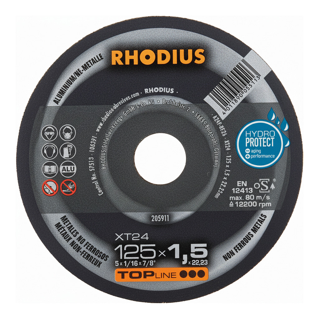 RHOD 205911 XT Trennscheiben XT 24 125x1,5x22,23