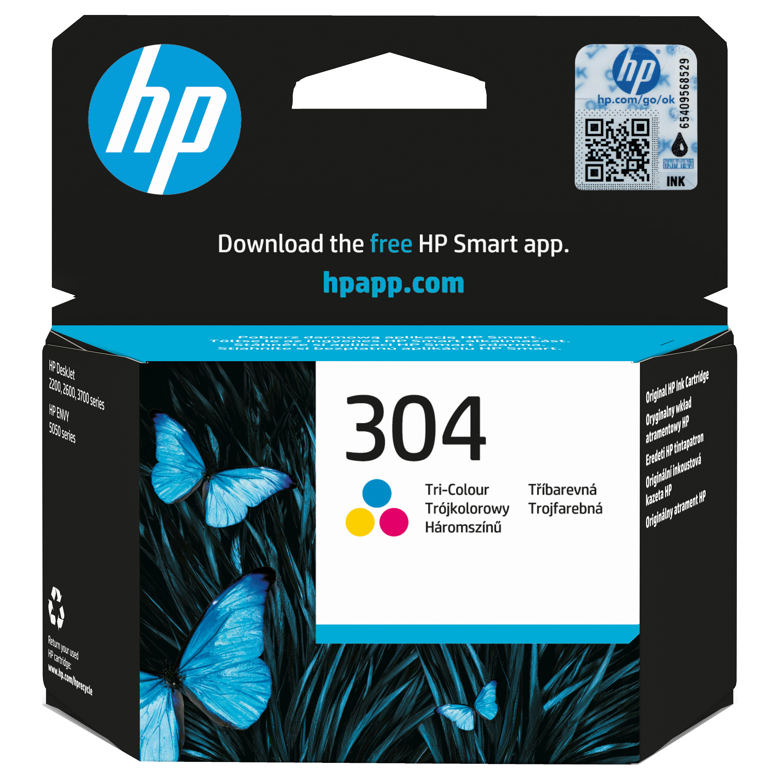 HP 304 - Farbe (Cyan, Magenta, Gelb) - original