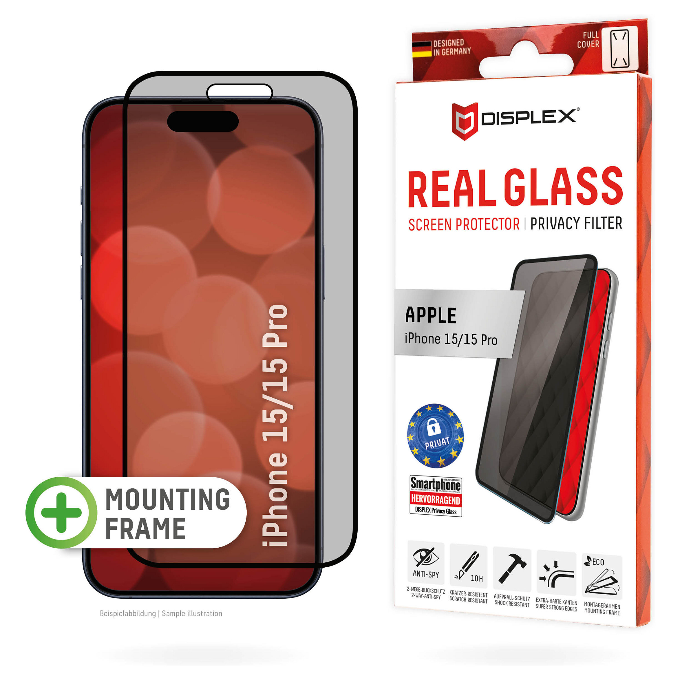 Displex 01844 mobile phone screen/back protector Smartphone Zubehör