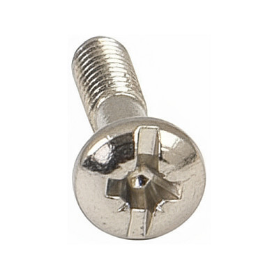 SCHROFF Halsschraube mit Kreuzschlitz/Schlitz - HALSSCHR.M.KR.M2,5 NI. 100ST