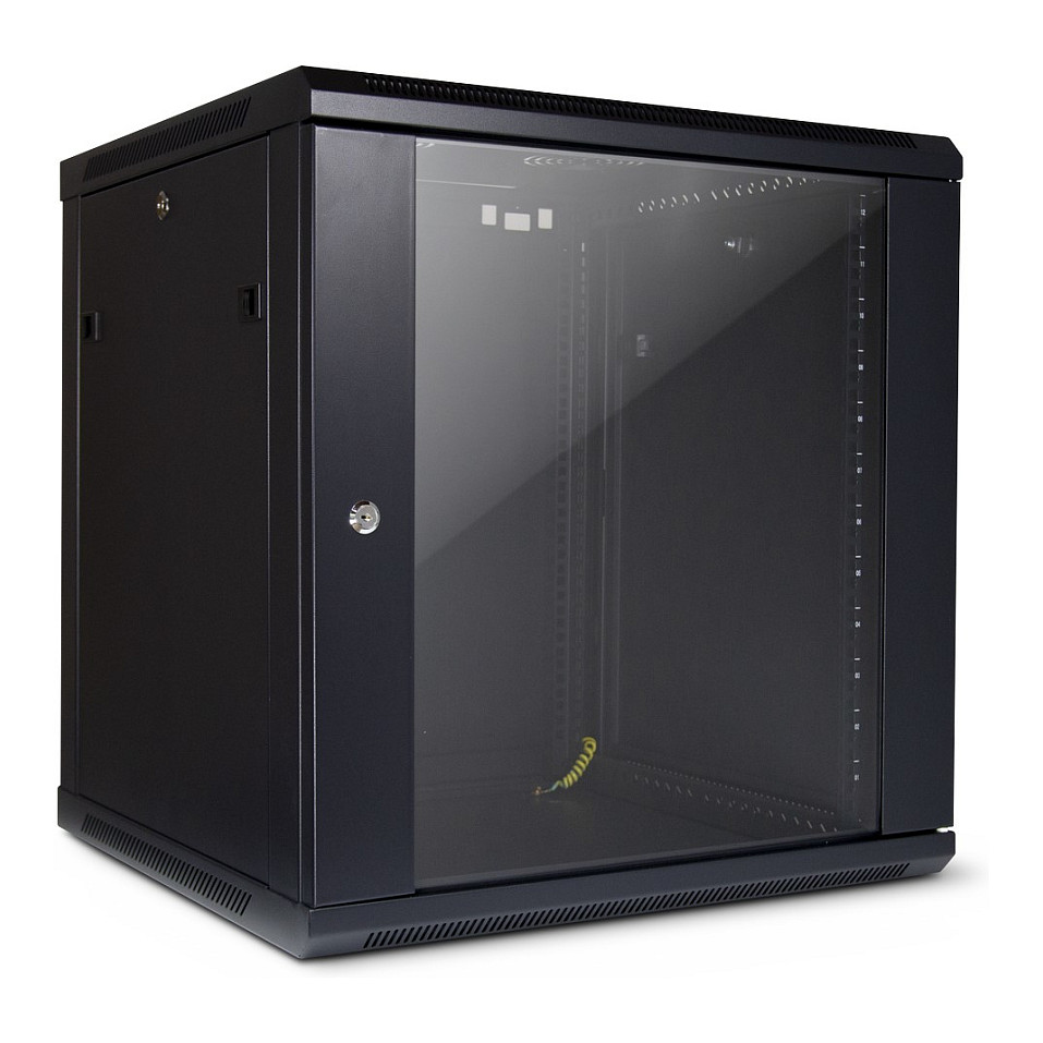 Inter-Tech Wandgehuse SMA-6612 (schwarz, 12HE)