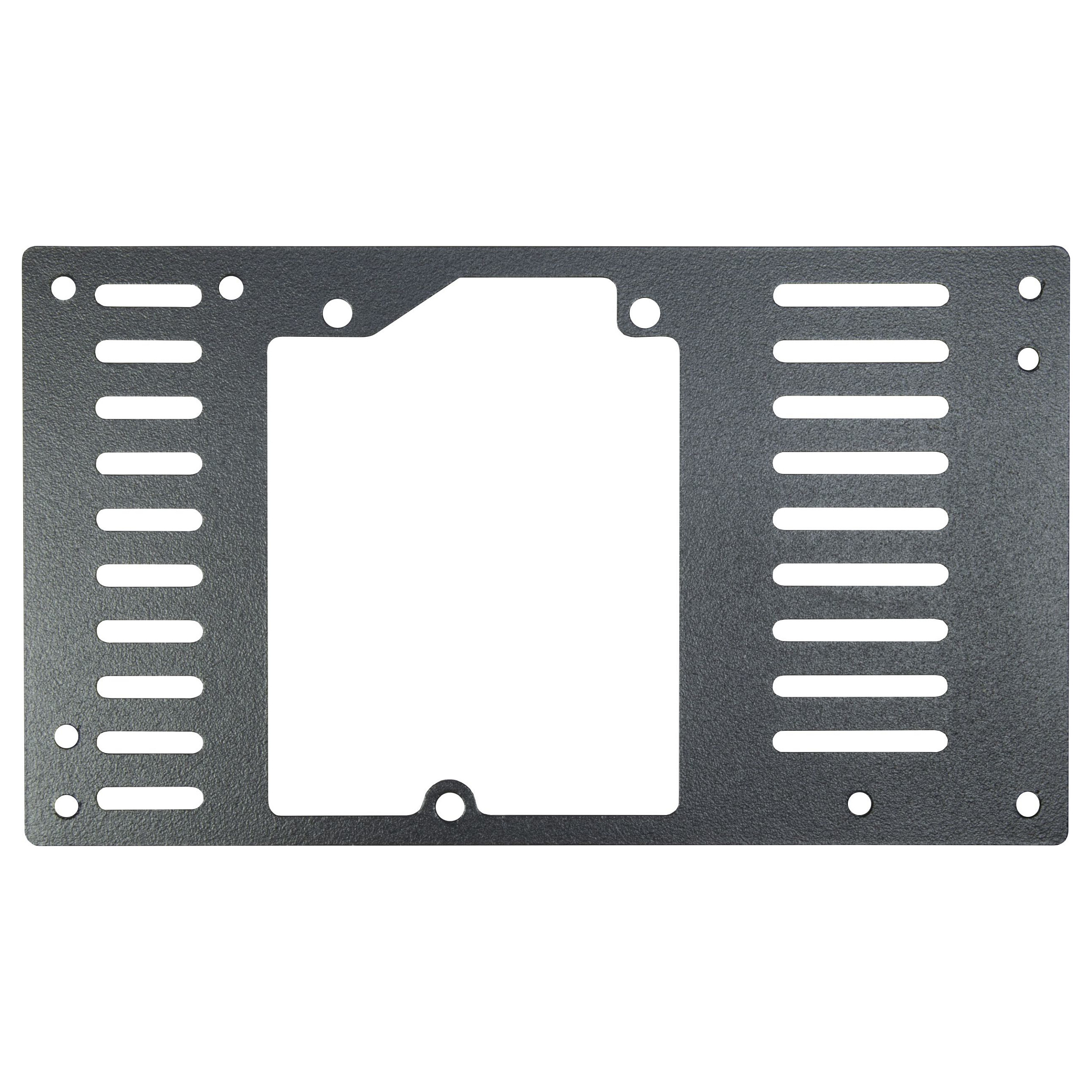 Inter-Tech AC Netzteilblende ATX-04, ATX-TFX, Stahl,lackiert Gehäusezubehör